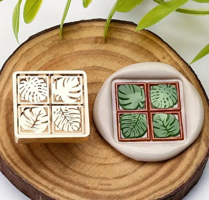 シーリングスタンプヘッド　グリーン・観葉植物シリーズ