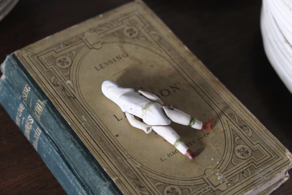 Hertwig&co 道化師プルチネッラ オール ビスクドール h7cm 0502030
