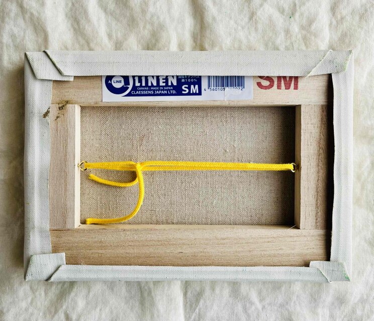 16×23㎝「ピンクの花畑」油彩・原画・サムホールサイズ | iichi 日々の