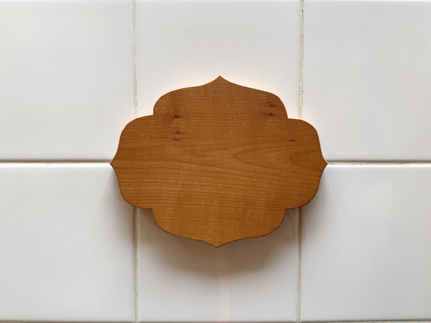 国産山桜の板皿a