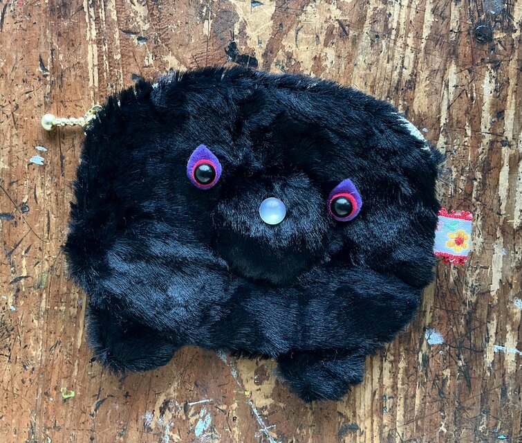 ミニポーチ(モフ獣ちゃん黒)