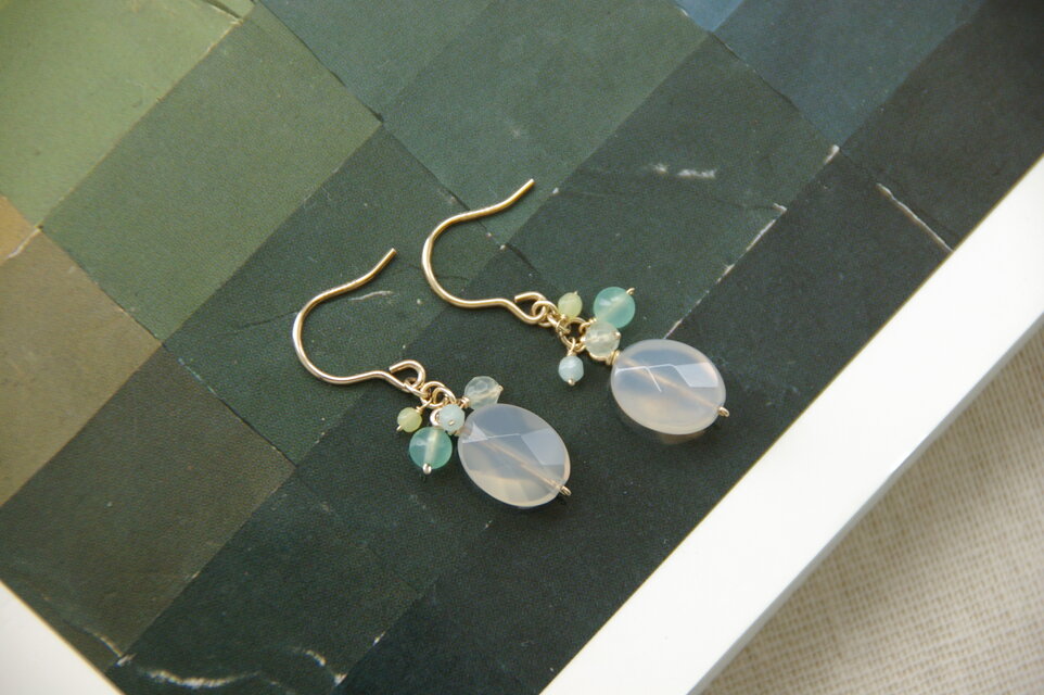 【K14GF】わた雲ピアス