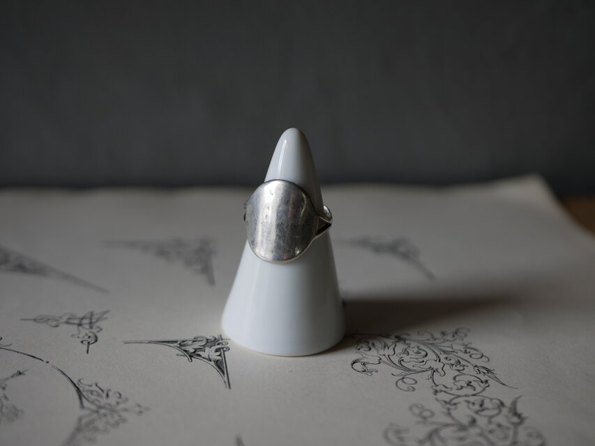 １９１９年サンチーム　リメイク　ヴィンテージリング フランスアンティーク 1919年のサンチームコイン リメイク ヴィンテージリング