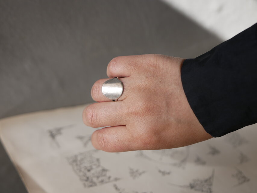 １９１９年サンチーム　リメイク　ヴィンテージリング フランスアンティーク 1919年のサンチームコイン リメイク ヴィンテージリング