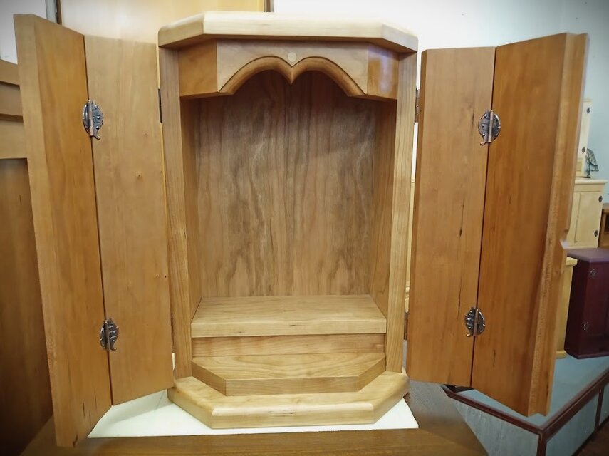 八角厨子仏壇（さくら材）