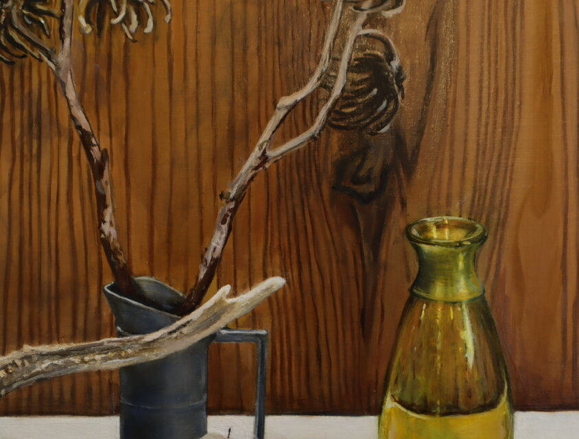 ヴィンテージ パット デイビス 静物画 油彩画 油絵 アート 美術