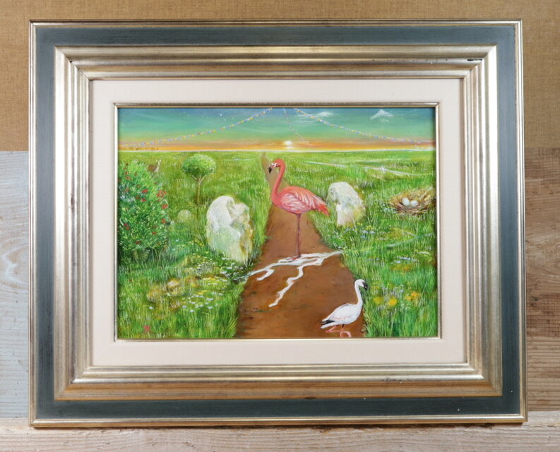 混合技法「Flamingo Fanfare」