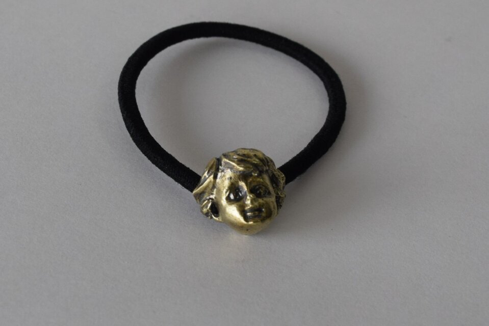 天使ちゃん髪留め　brass