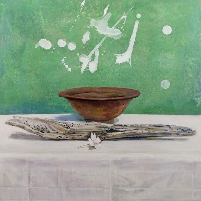 アクリル「花一輪」