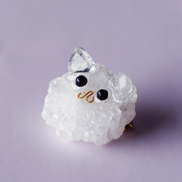 NO.2904✤失われた野生ねこ 雪の結晶 ハンドメイド チャーム NO.2904✤失われた野生ねこ 雪の結晶 ハンドメイド チャーム アクセサリー