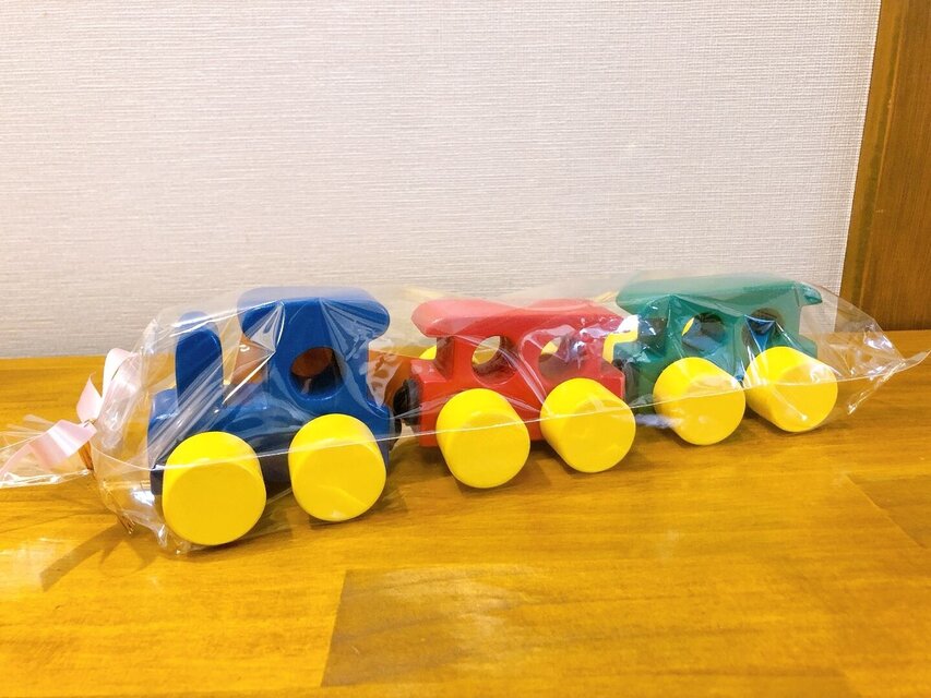 やさしい木のおもちゃ【ミニ木しゃ】