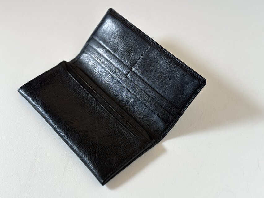 風琴マチ札入れ ( アマンダオイル ) ｜ 兵庫県産/革財布/クラシック