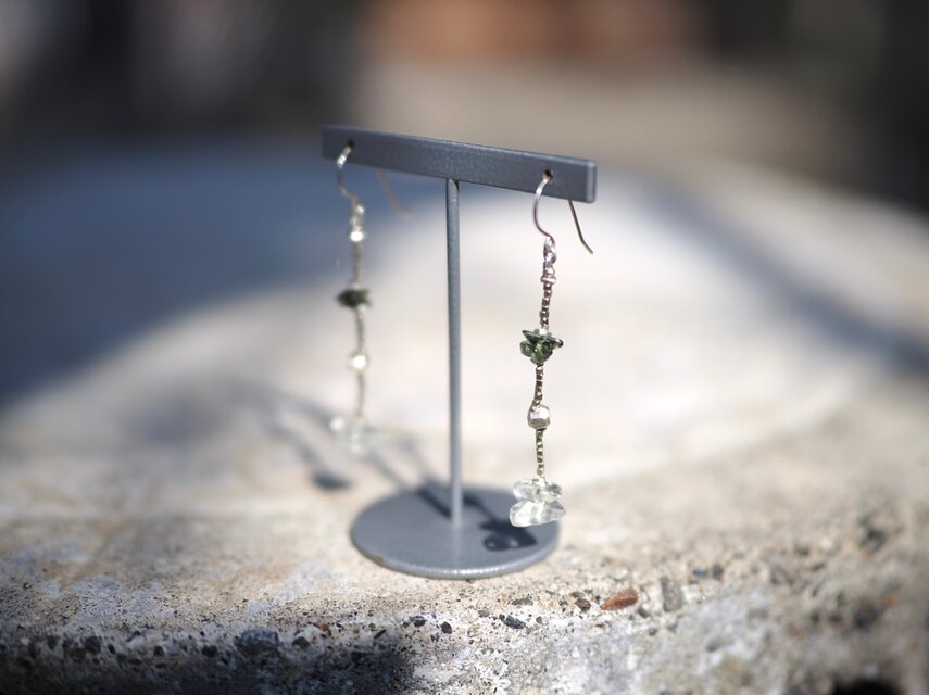 -Libyan grass・Moldavite- pierce