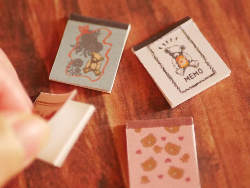 ミニチュアメモ帳 書ける切れる | iichi 日々の暮らしを心地よくする
