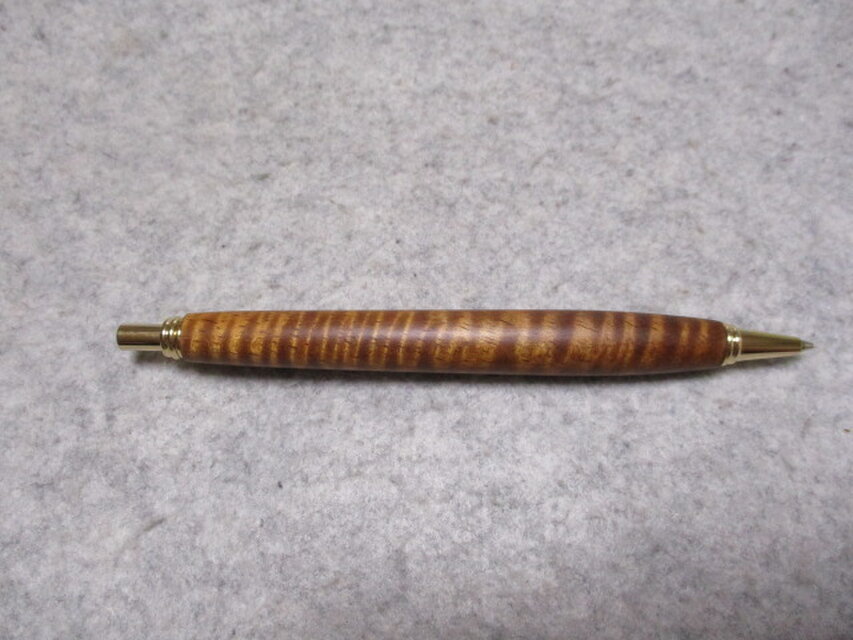 ハワイアンコア カーリー杢 椿油仕上げ シャープペンシル0.5ミリ用