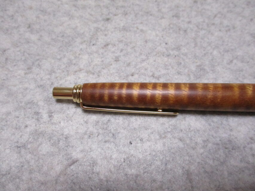 ハワイアンコア カーリー杢 椿油仕上げ シャープペンシル0.5ミリ用