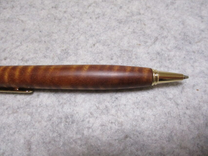 ハワイアンコア カーリー杢 椿油仕上げ シャープペンシル0.5ミリ用