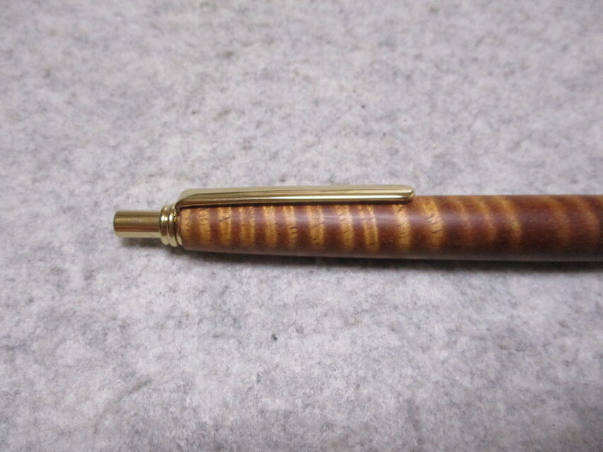 ハワイアンコア カーリー杢 椿油仕上げ シャープペンシル0.5ミリ用