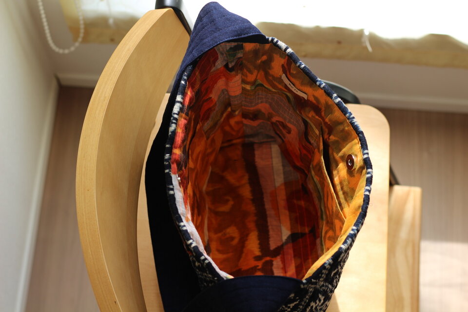 古布を使った2Wayショルダーバッグ | iichi 日々の暮らしを心地よく