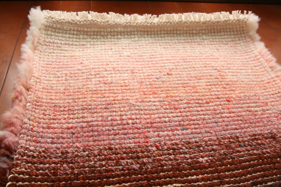 ノッティング織り　チェアマット c06b537de54c2160182e5ca8cecbf5