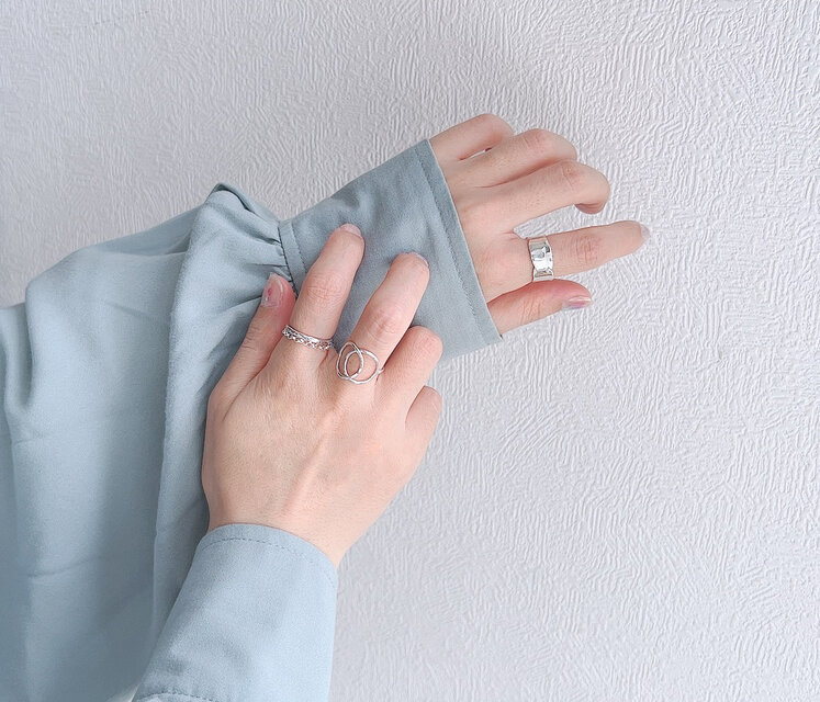 シルバーリング【Bururi】950 デザインリング サイズオーダー | iichi