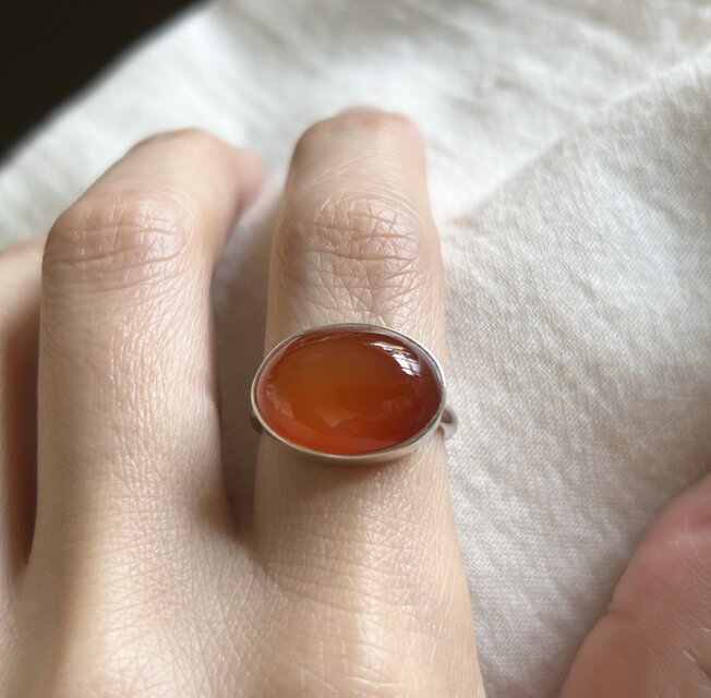 リング・カーネリアン | iichi 日々の暮らしを心地よくする