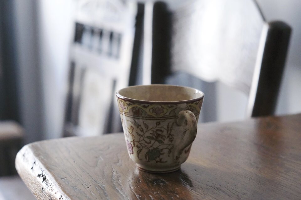 ショワジールロワ Choisy le Roi カップ シノワズリ フランス