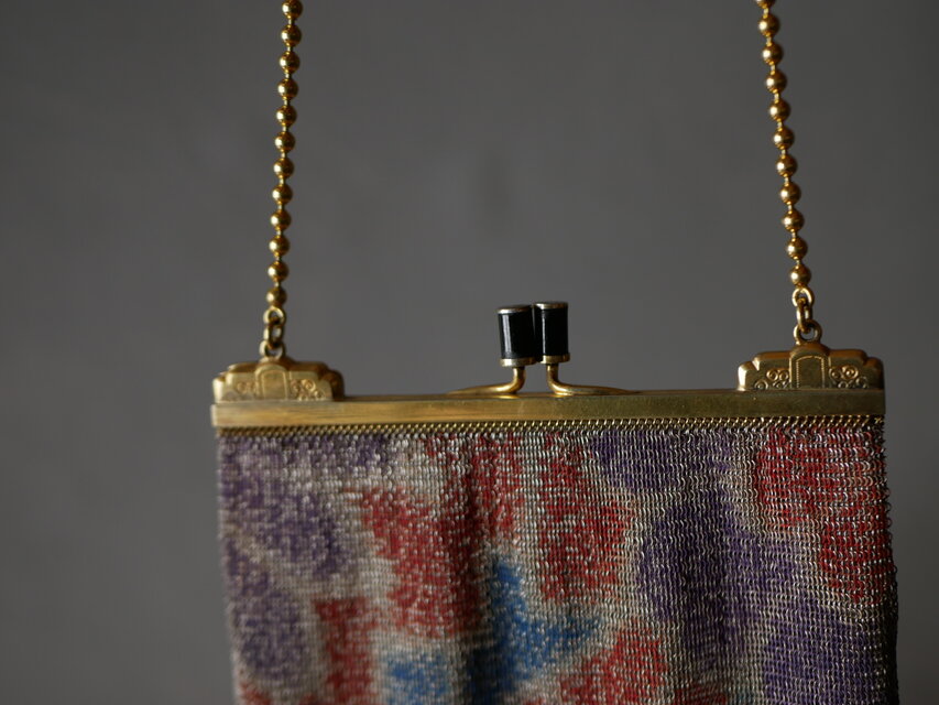 Antique metal bag アンティーク メタル＆メッシュバッグ