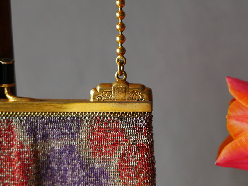 Antique metal bag アンティーク メタル＆メッシュバッグ