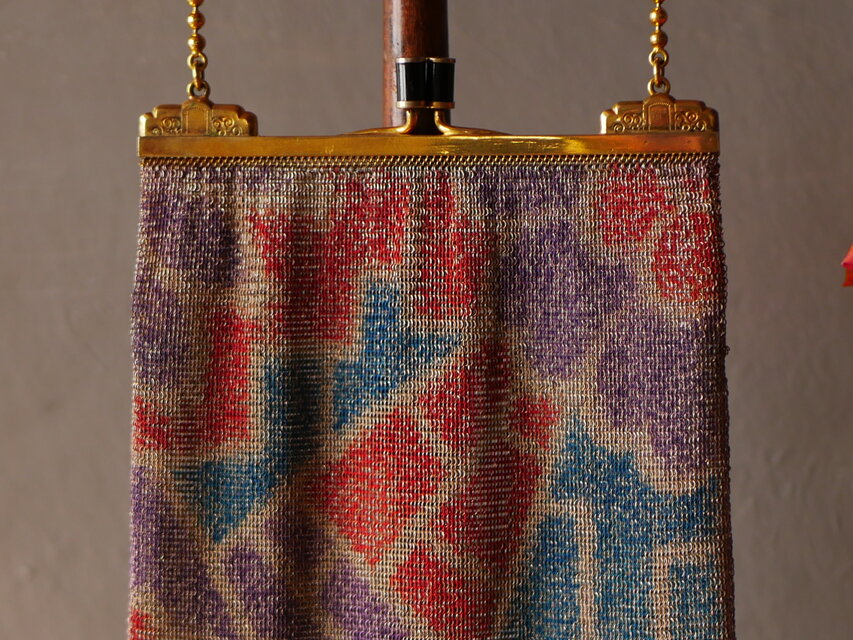 Antique metal bag アンティーク メタル＆メッシュバッグ