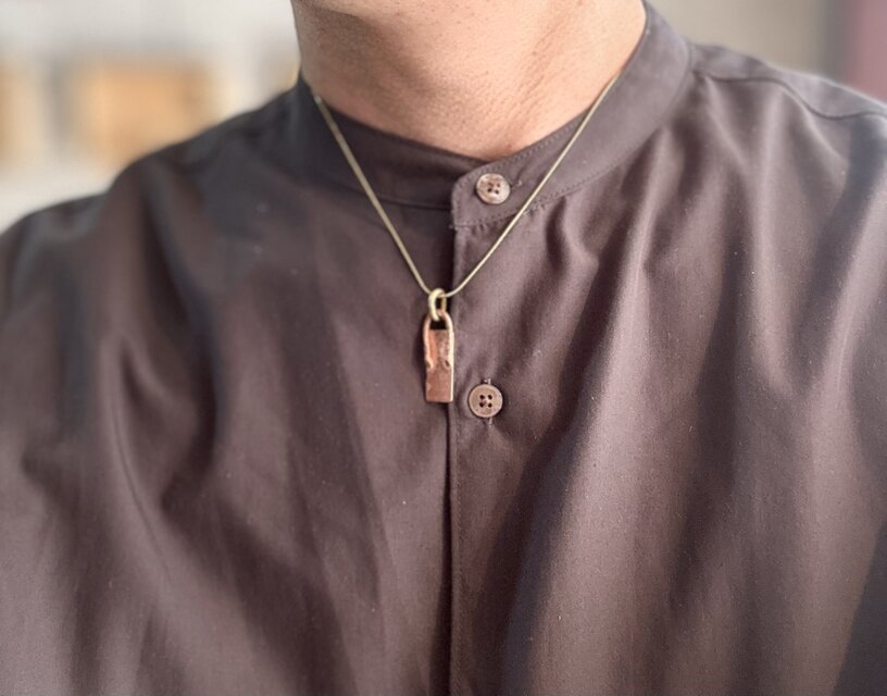 ネックレス「copper and brass」 amulet