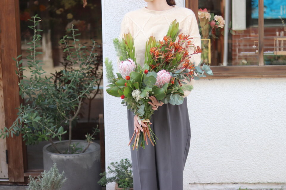 ドライフラワーになる花束 おまかせ 母の日 | iichi 日々の暮らしを