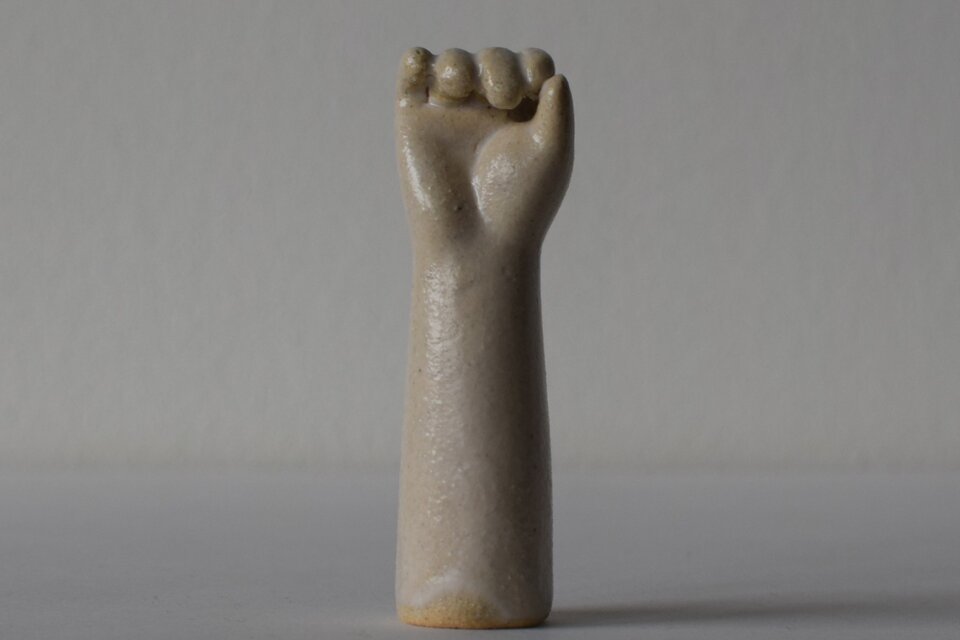 Ceramic Art Hand Vase