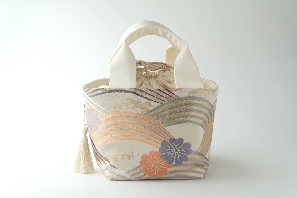 【雪桜様オーダー】袋帯リメイク大トートバッグ df4834a9b50c800eb8582e12c4cabd