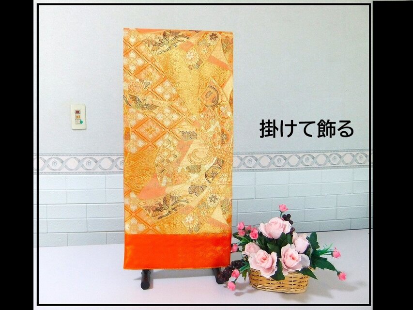 ❤千春❤ ハンドメイド 帯 リメイク It's easy! Remake your obi! It can be done in 30 minutes