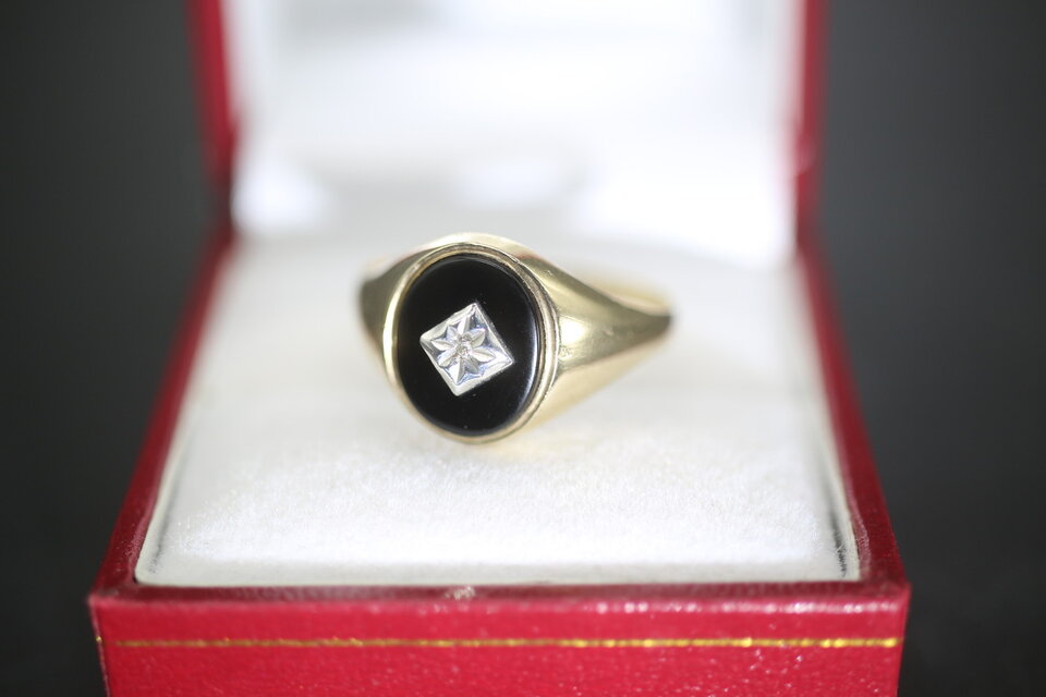 ビンテージ 英国 イギリス 1993年 天然ダイヤモンド ゴールド