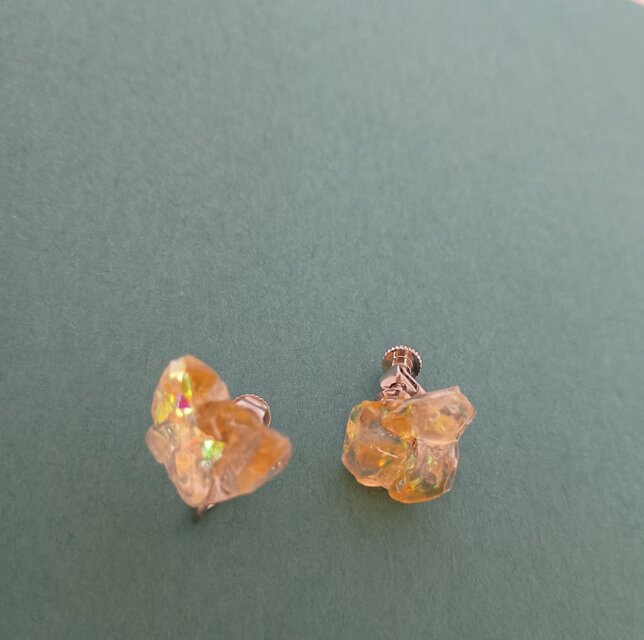 konpeito  earrings（シトリン）