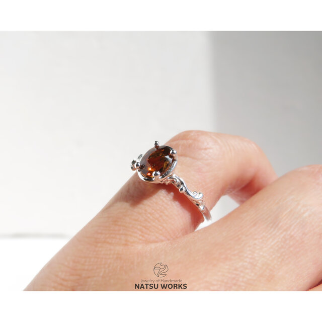 マリガーネット　リング　マリガーネット　指輪 マリ ガーネット リング / Mali Garnet Ring | iichi 日々の
