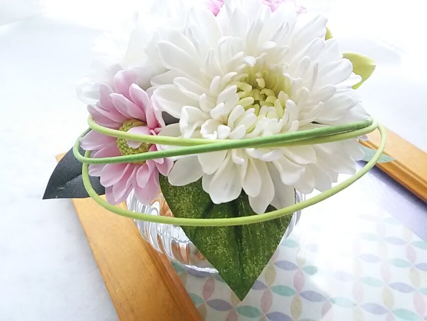 クレイフラワー ♡がく紫陽花 (ブルー)リリイ様お取り置き（雨のかおる 