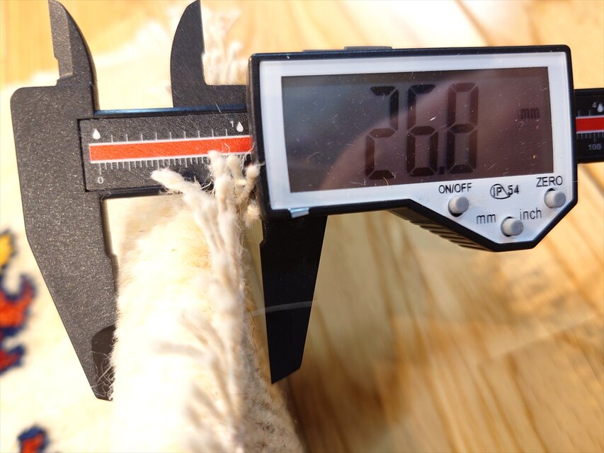ペルシャ ギャッベ 玄関マット 92Φ62㎝ 小判型 楕円形 ベージュ 花