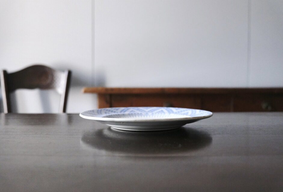 クレイユモントロー クレイユエモントロー グリザイユ デザート皿 平皿