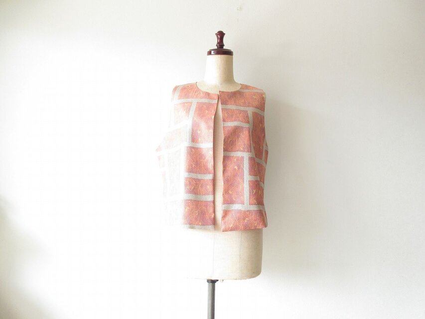 ☆大島紬着物ベスト☆リバーシブル♪