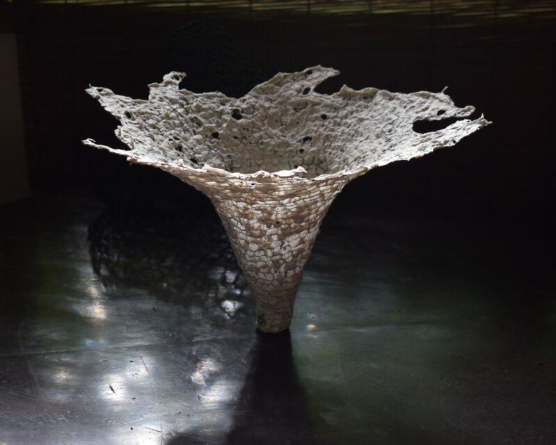 ワイヤーワーク＋ペーパーワークブジェ 　静かな形