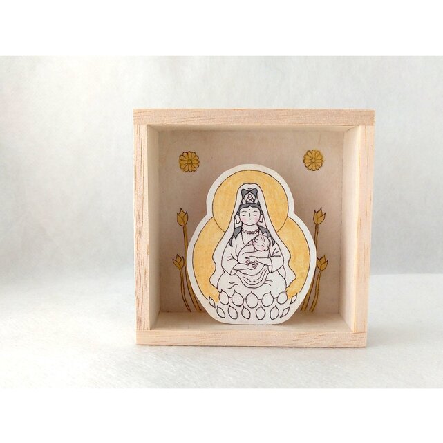 【和紙の仏様】 慈母観音菩薩