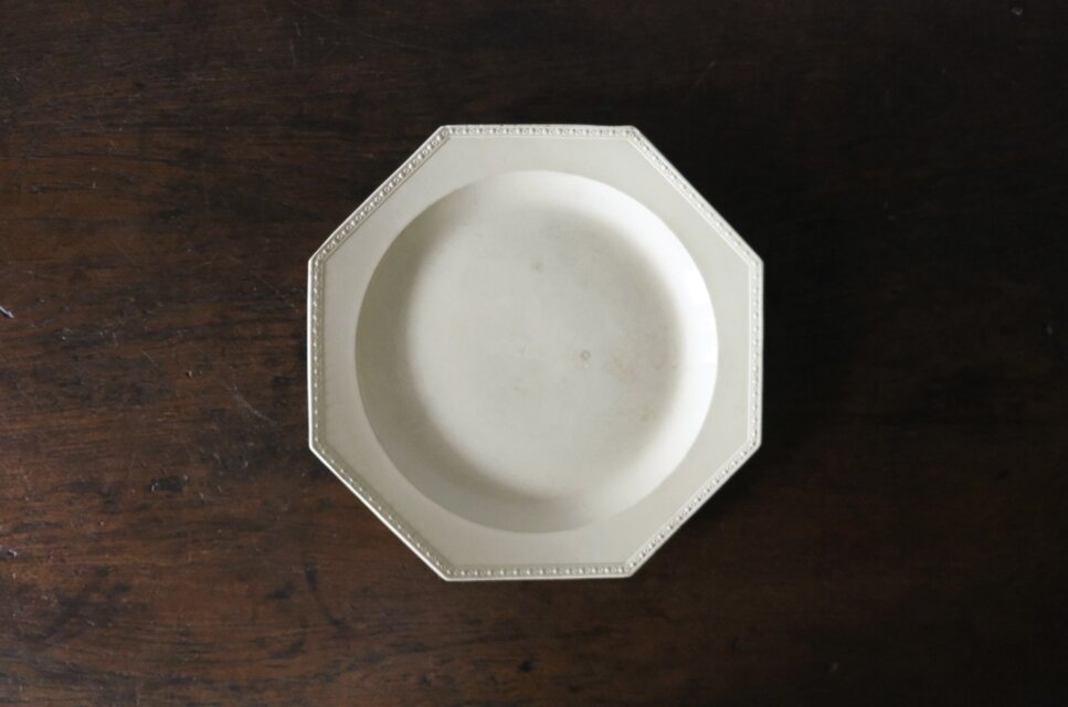 フランスアンティーク　シャンティイ　オクトゴナル Chantilly シャンティイ オクトゴナル 平皿 フランス
