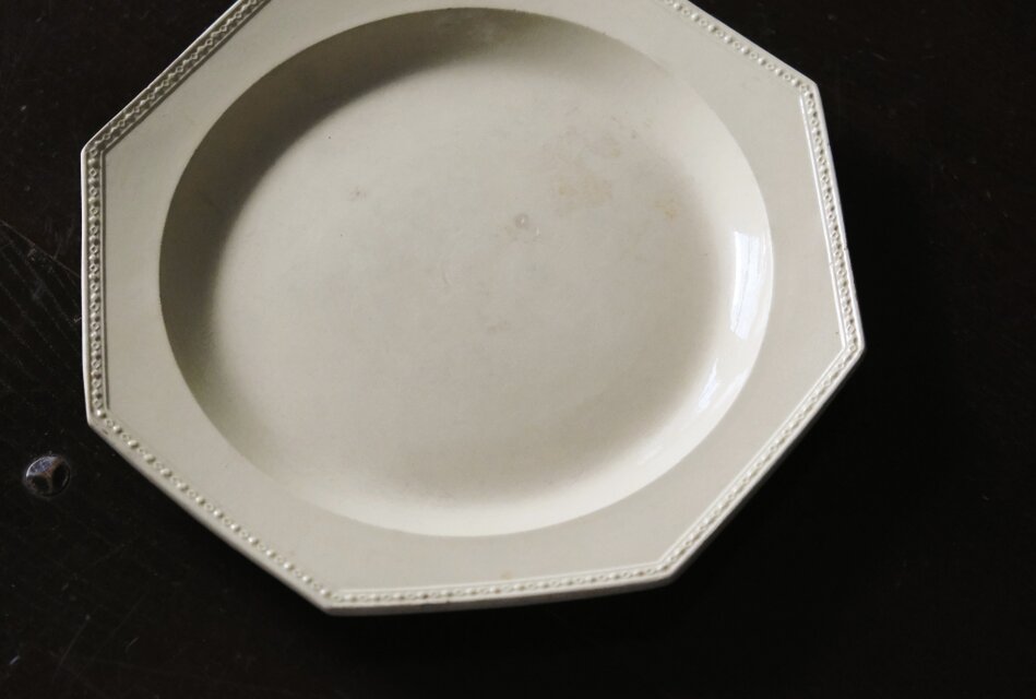 フランスアンティーク　シャンティイ　オクトゴナル Chantilly シャンティイ オクトゴナル 平皿 フランス