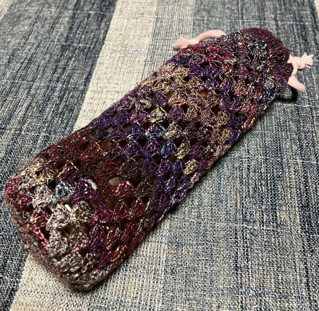 ペットボトルカバー(手編み)