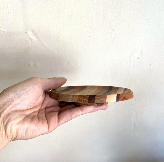 寄せ木の小皿 Φ125cm | iichi 日々の暮らしを心地よくする