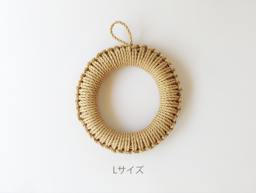 【受注製作】鍋敷き【Lサイズ】　ペーパーコード　float