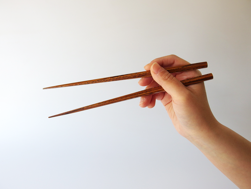 みろく箸【クリ/拭き漆/23.5㎝】